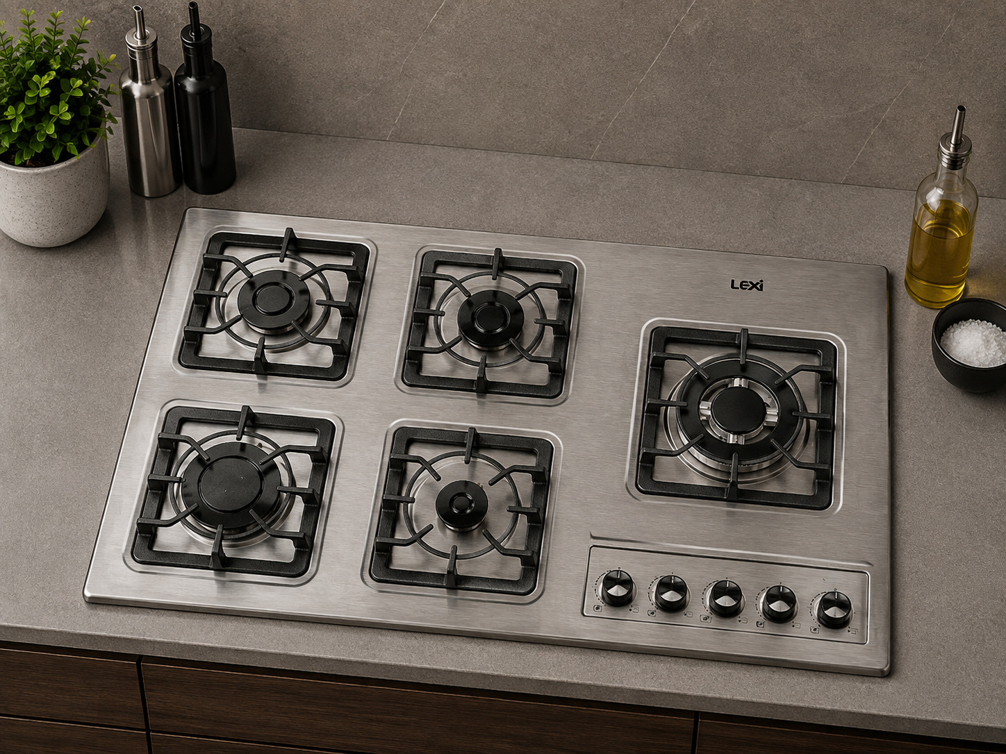 اجاق گاز توکار استیل لگزی مدل G-14-S