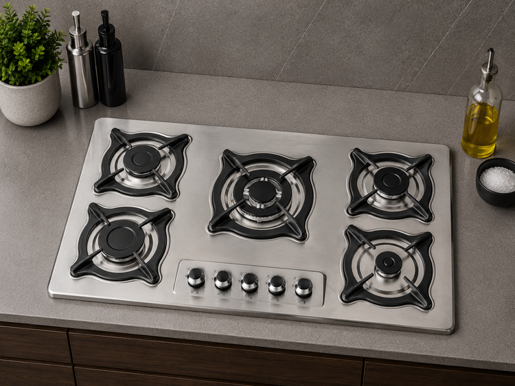 اجاق گاز توکار استیل لگزی مدل G-19