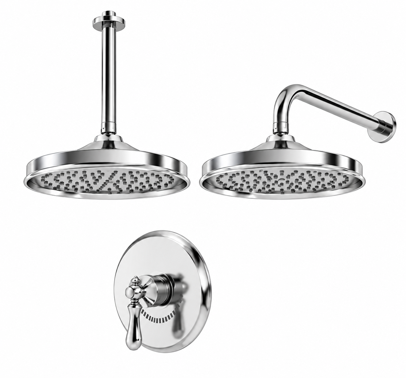 شیر حمام توکار شودر مدل زیگموند تیپ Brass 1